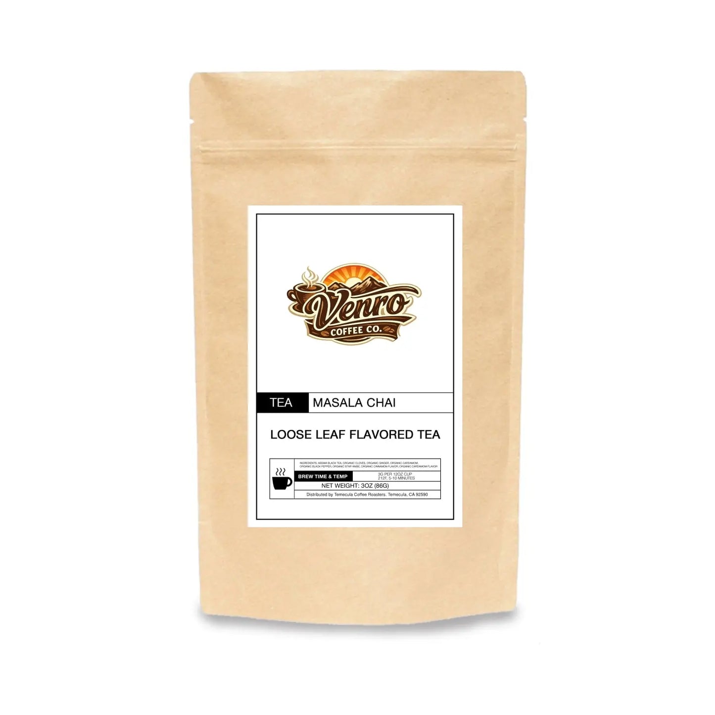 Venro Masala Chai - Premium Coffee & Tea - Venro Coffee Co.
