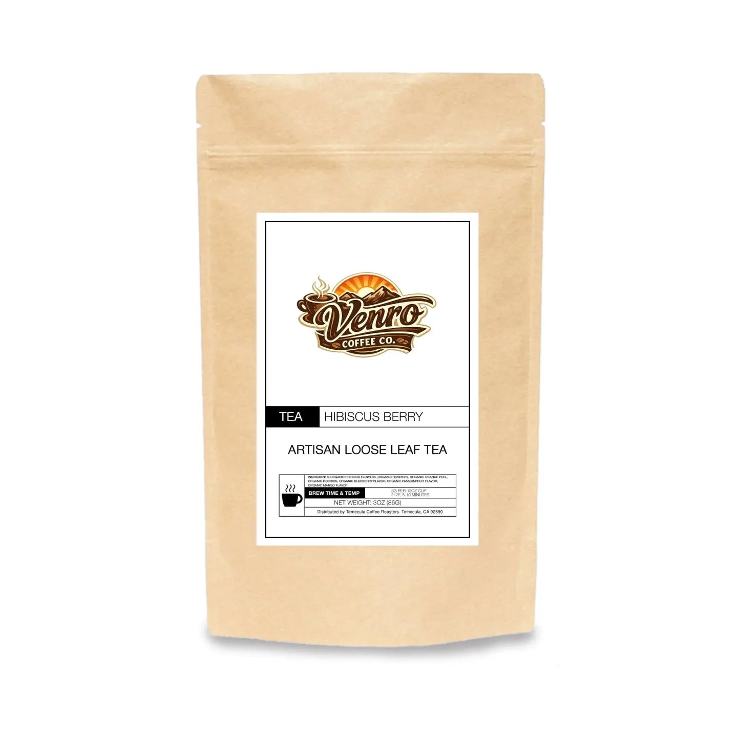 Venro Hibiscus Berry Tea - Premium Coffee & Tea - Venro Coffee Co.